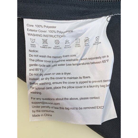 AUVON Wheelchair Cushion  Sciatica Back Coccyx Pressure Ulcer Pain Memory Foam - Picture 6 of 7